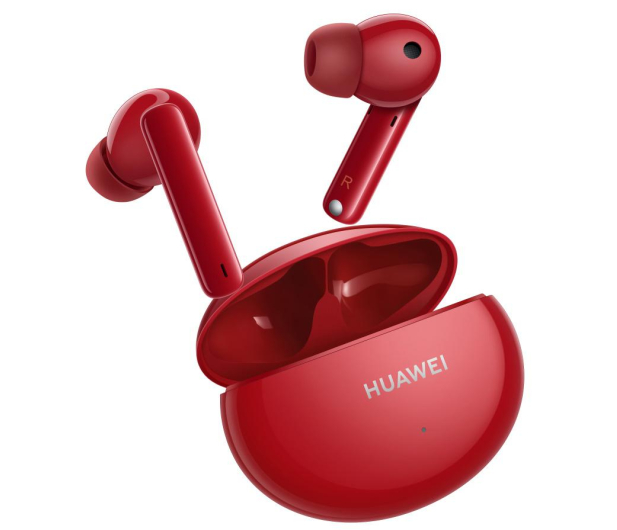 Huawei Freebuds 4i czerwone ANC - 638047 - zdjęcie